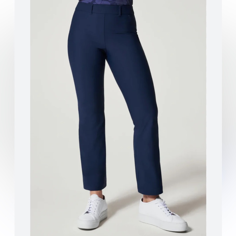 Spanx Sunshine Solutions Kick Flare Pants  - Midnight Navy Blue - Size XS